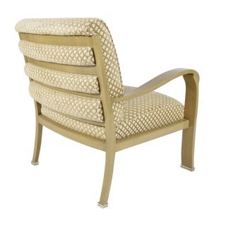 J. Robert Scott Salon Deco Lounge Chair For Sale