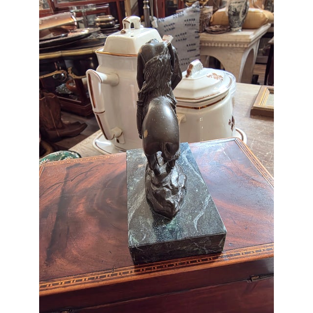 Miniature Bronze Replica of End of the Trail by James Earl For Sale In San Antonio - Image 6 of 8