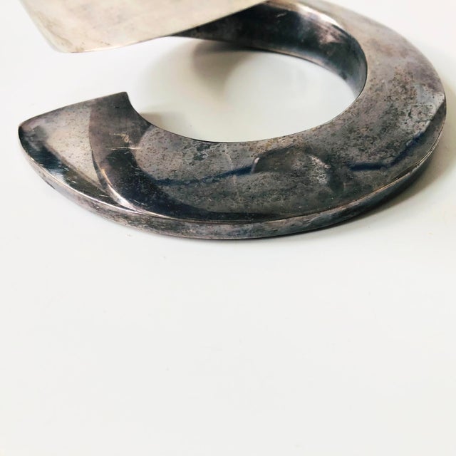 Dansk Silver Spiral Candle Holder by Bertil Vallien Chairish