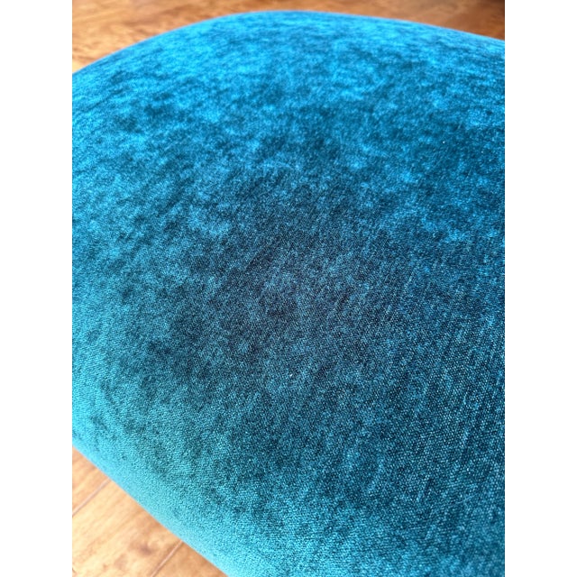 Emerald Green Chaise Longue For Sale - Image 9 of 9