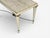 Wood Neoclassical, Coffee Table, Travertine, Wood, Bronze, Usa, 1960s For Sale - Image 7 of 10
