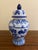 Late 20th Century Chinoiserie Blue and White Porcelain Ginger Jar For Sale - Image 5 of 7