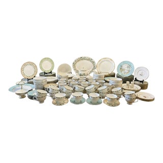 171-Piece Lenox British Colonial Collection – Tradewind, Bamboo & Shutter Patterns | Estate Service With Serving Pieces For Sale