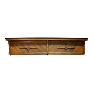 Antique 14-Foot Wooden Store Counter / Kitchen Island Bar For Sale