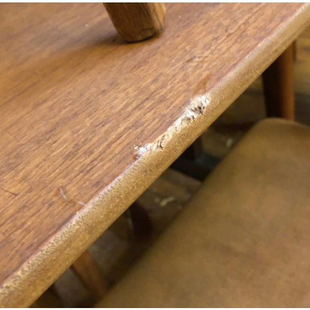 Mid 20th Century A. H. McIntosh Teak Butterfly Leaf Dining Table For Sale - Image 13 of 14