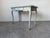 French Provincial Vintage Italian French Provincial Louis XV Style Writing Desk With Glass Top For Sale - Image 3 of 12