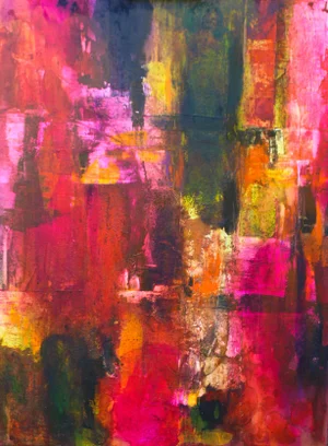 "Desire" Original Abstract Painting by Lisa Finlayson