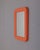 Mid-Century Modern Vintage Orange Wall Mirror by Carrara Matt, 1970s For Sale - Image 3 of 10