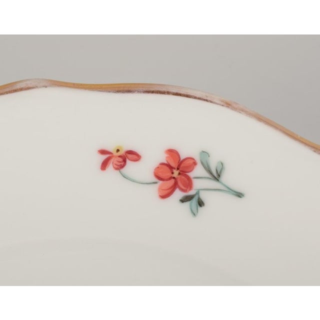 Ceramic Small German Porcelain Lunch Plates from Silesia, 1930, Set of 6 For Sale - Image 7 of 10