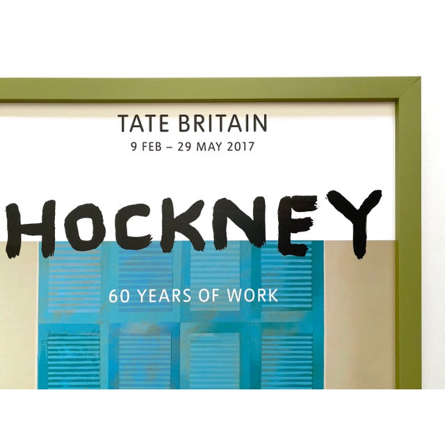 David Hockney Lithograph Print Framed Tate Museum Pop Art Exhibition Poster " Christopher Isherwood and Don Bachardy " 1968 For Sale - Image 9 of 13