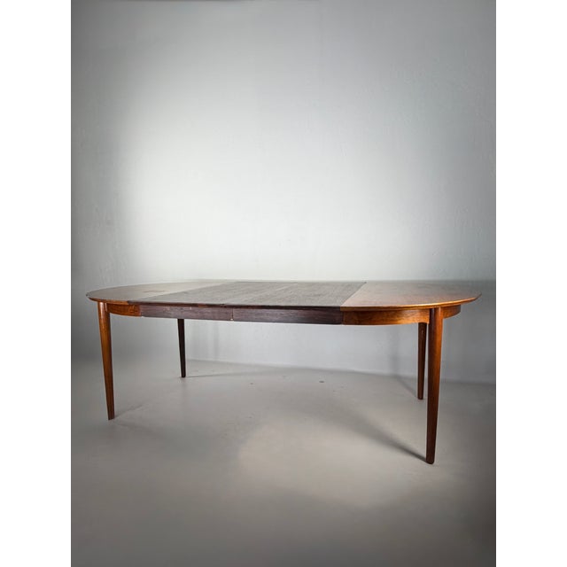 Mid-Century Modern Danish Model 204 Extendable Dining Table in Rosewood by Helge Sibast for Sibast Møbler, 1962 For Sale - Image 3 of 18