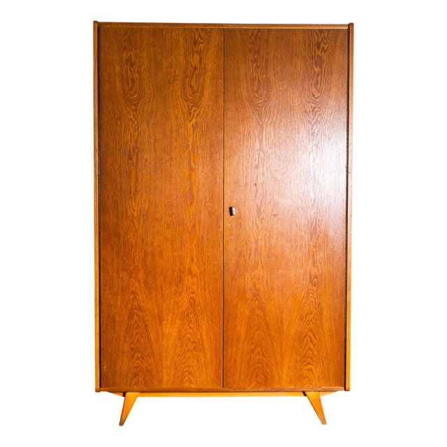 Large Mid-Century Modern Cabinet in Oak, 1960s For Sale