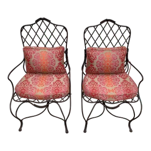 Sovereign Dining Armchairs by Murray’s Iron Works - Set of 2