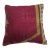 Zabihi Collection Raspberry Turkish Ghiordes Rug Pillow For Sale