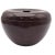 Japanese Urushi Lacquered Rice Bowl With Lid and Box – Maroon Finish For Sale - Image 4 of 10