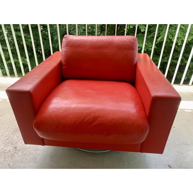 2000 - 2009 Mid-Century Leather Armchair from Rolf Benz, 2000s For Sale - Image 5 of 18
