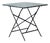 Vintage Folding Table in Metal with Cast Iron Frames, 1950s For Sale