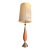 1950s Tony Paul for Westwood Industries Brass & Walnut Table Lamps With Original Shades For Sale