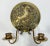 Antique Bronze Lion Crest Electrified Wall Sconce Pair For Sale - Image 4 of 8