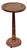 Hand-Painted Round Pedestal Game Table, Vintage For Sale