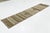Textile 2x10 Hand-Knotted Modern Gabbeh Wool Runner – Minimalist Tribal Design For Sale - Image 7 of 7