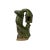 Vintage Oriental Ceramic Green Man Hold Lamp Shape Display Figure For Sale In San Francisco - Image 6 of 6