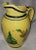 French Quimper Soleil French Faience Wine Water Pitcher For Sale - Image 3 of 7