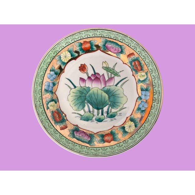 Lovely decorative plate. Made in China.