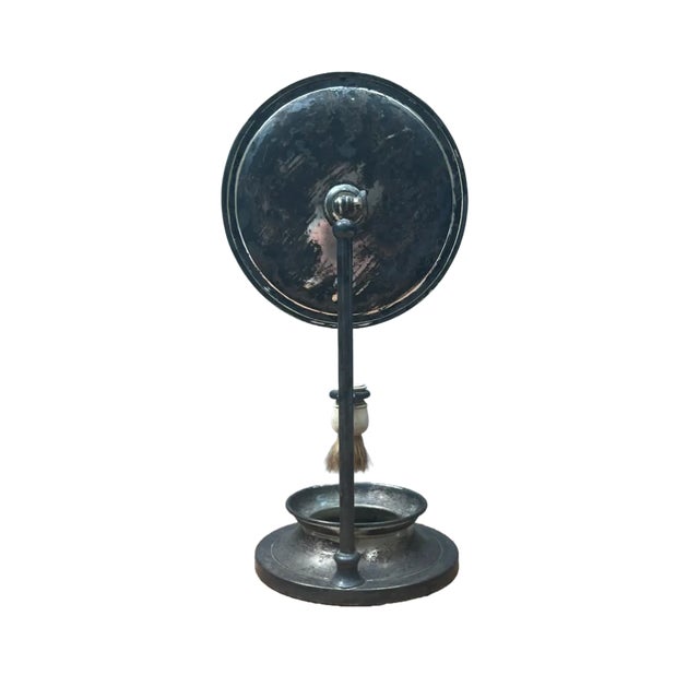 American Late 19th Century Pairpoint Corp. Silverplate Shaving Mirror For Sale - Image 3 of 7