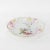 Elevate your tableware collection with this exquisite hand-painted porcelain plate adorned with vibrant pink floral motifs...