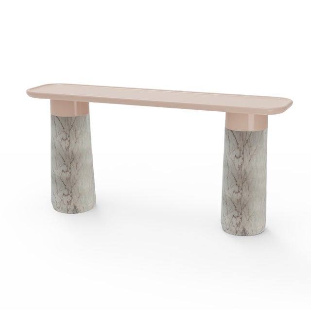 Contemporary Poppy Console Table by Mambo Unlimited Ideas For Sale - Image 3 of 4