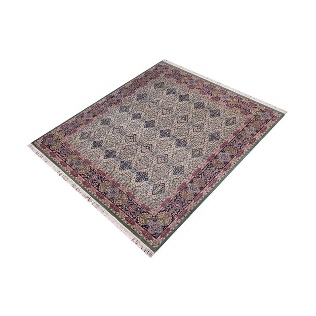 Designed with mesmerizing intricacy and gorgeous color palette, this hand-knotted masterpiece demonstrates the beauty and...