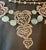 Late 20th Century Stephen Dweck Sterling, Black Pearl, Tumbled Aquamarine Multi-Strand Necklace For Sale - Image 11 of 17