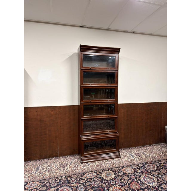English Bookcase from Globe Wernicke For Sale - Image 10 of 10