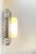 Metal Sculptural Scandinavian Wall Sconce in Chrome & Pressed Glass, 1970s For Sale - Image 7 of 9