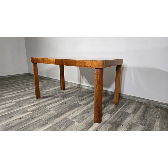 Brown Mid-Century Modern Dining Table For Sale - Image 8 of 13