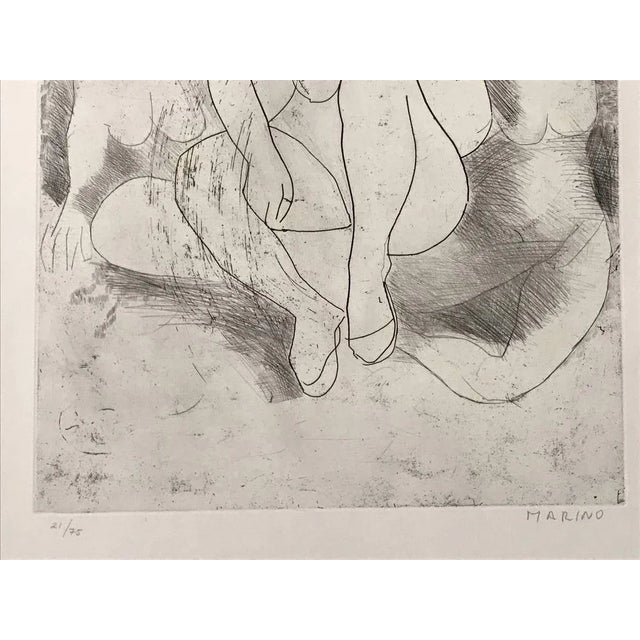 Composition - Original Etching by Marino Marini - 1970 1970 For Sale - Image 3 of 4