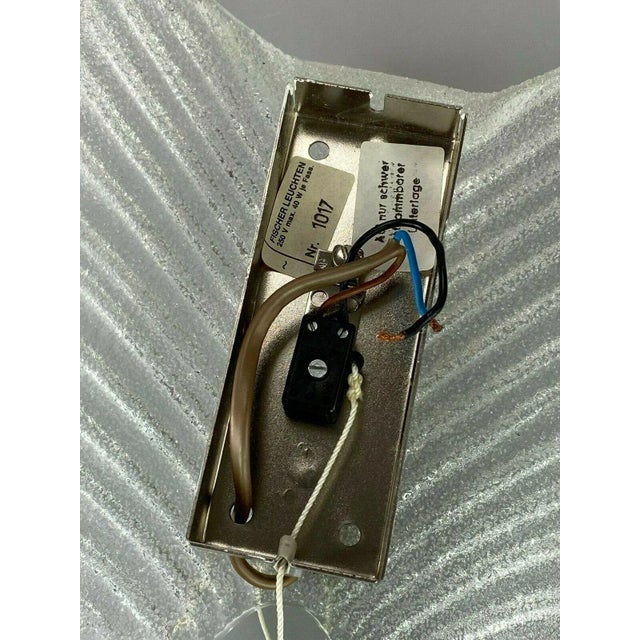 Space Age Design Glass Wall Lamp For Sale - Image 9 of 10