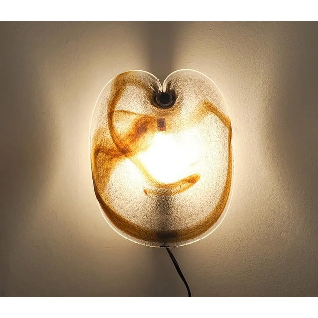 Holmegaard Glass Wall Lamp by Per Lütken for Holmegaard, 1970s For Sale - Image 4 of 8