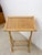 Hollywood Regency Vintage Rattan Wicker Easel Podium Art Stand Coastal Boho Hollywood Regency For Sale - Image 3 of 13