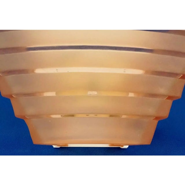 Glass Pergamo Wall Lamp in Pink Satin Glass by Angelo Mangiarotti for Artemide, Italy, 1950s For Sale - Image 7 of 18