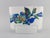 Large Rosenthal vase/flowerpot decorated with colourful flowers. 1970s. Measures: 27 x 21 cm. In excellent condition. Signed.