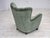 Wood Danish High-Back Relax Chair in Velour and Ash, 1960s For Sale - Image 7 of 18