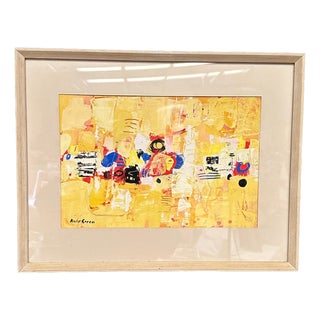 Kulo Green, Morning Hour, 1950s, Oil on Panel, Framed For Sale