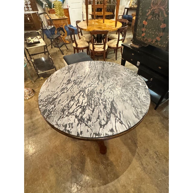 Wood 19th C. Italian Walnut Center Table For Sale - Image 7 of 7
