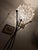 Copper Vintage Brutalist Capiz Shell "Lotus" Floor Lamp With Hand-Wrapped Copper Binding For Sale - Image 8 of 12