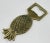Vintage Brass Pineapple Motif Bottle Opener For Sale - Image 4 of 4