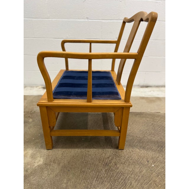 Chinoiserie Late 20th Century Mid-Century Modern Drexel Heritage Chinoiserie Style Chairs - Set of 2 For Sale - Image 3 of 10