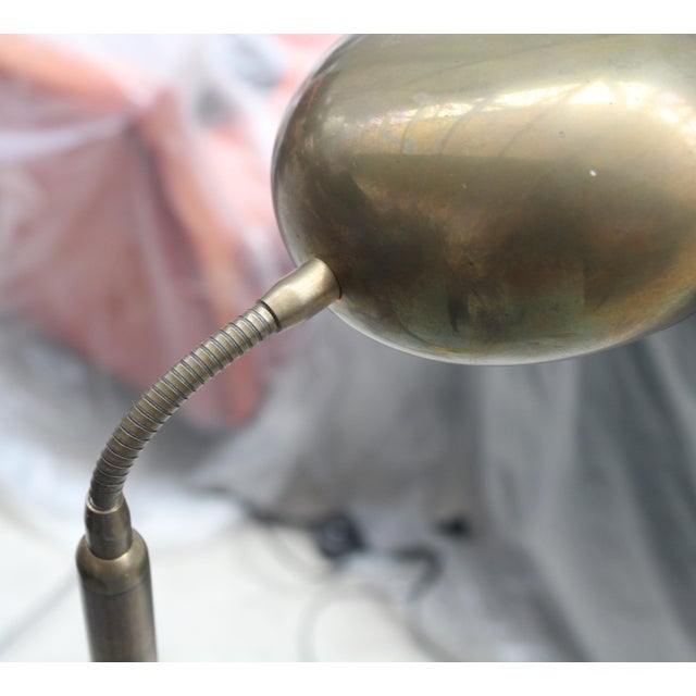 Italian Floor Lamp in Brass For Sale - Image 4 of 8