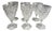 Mid 20th Century Fostoria Water Goblets - 6 pcs For Sale